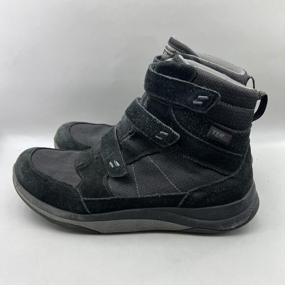 LL Bean Primaloft 200 Gram Snow Boots Men Size 12 Wide Black Winter Strap Shoes main image 9